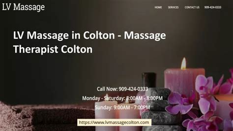 LV MASSAGE COLTON.